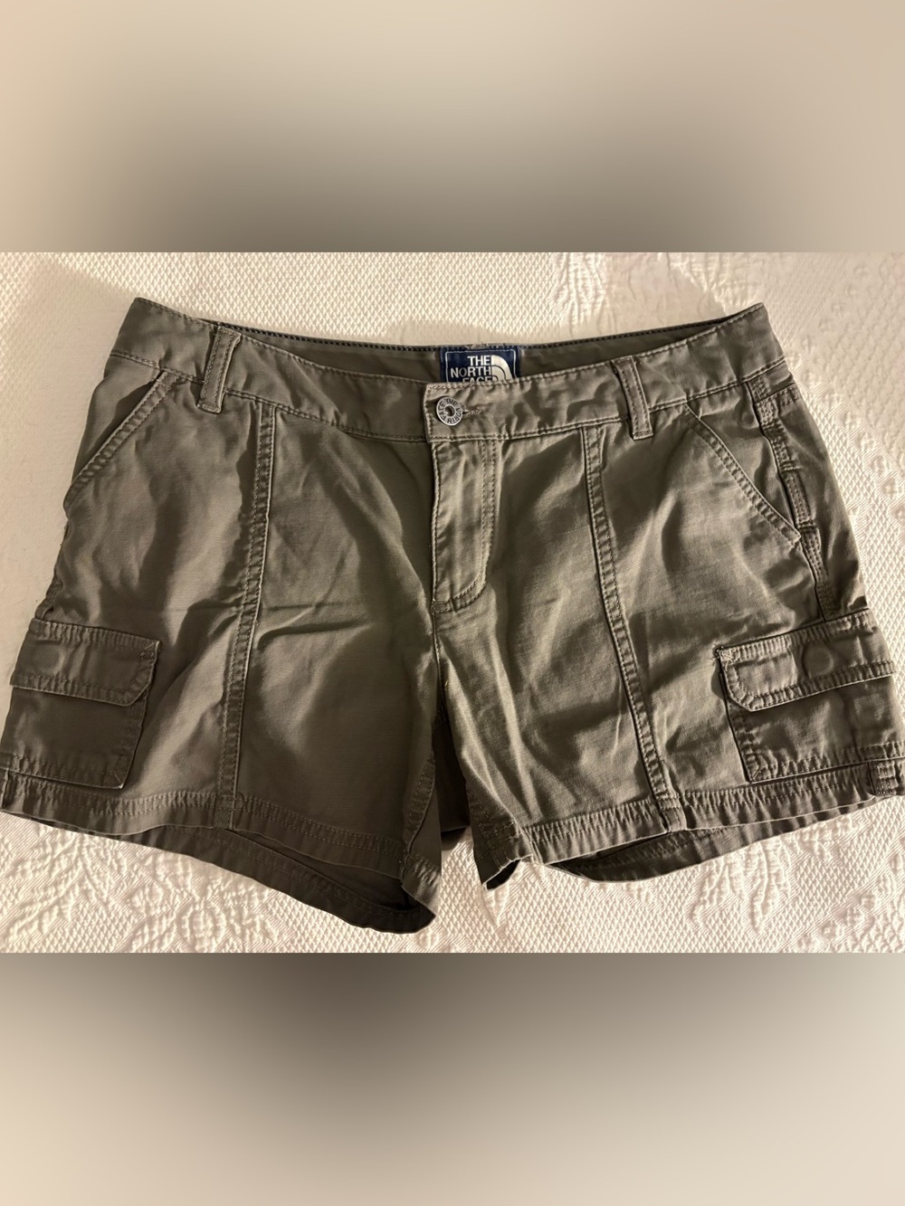 The North Face Olive Green Cargo Shorts